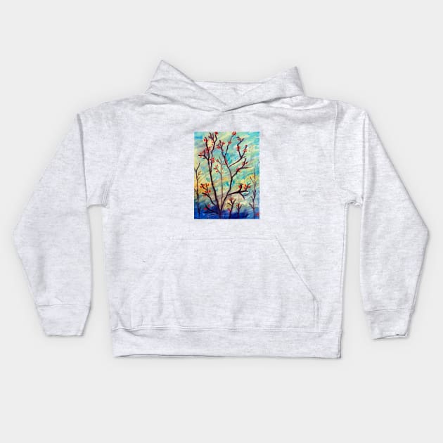 Nature 001 Kids Hoodie by Maltez